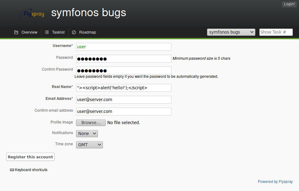 Testing for XSS